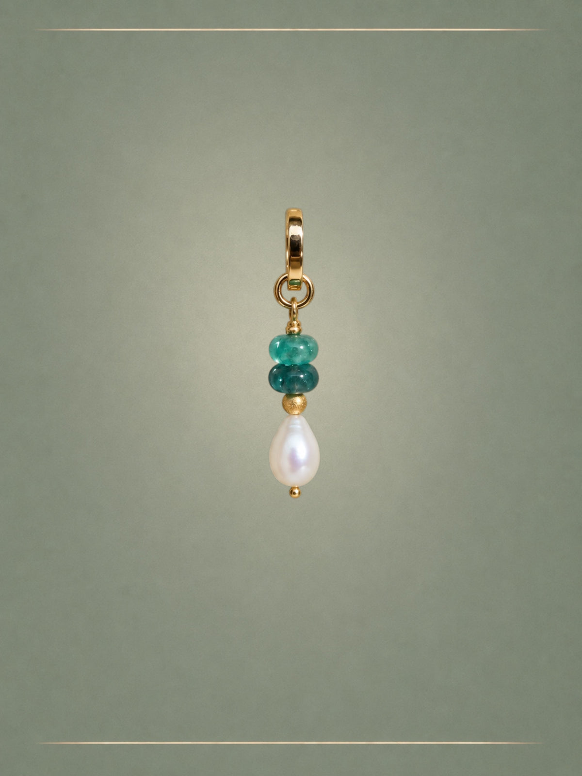 The Baleh Emerald, Pearl & Gold Pendant