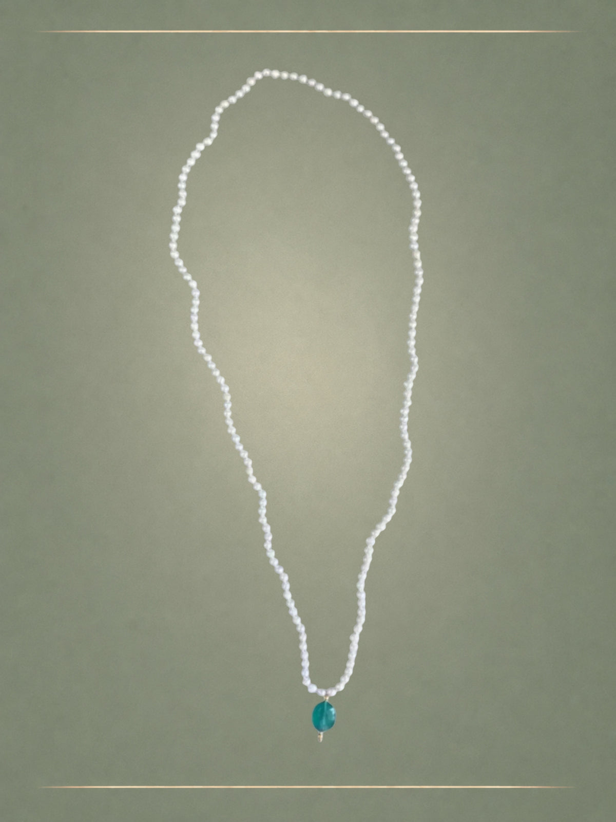 Infinite Emerald Drop Necklace