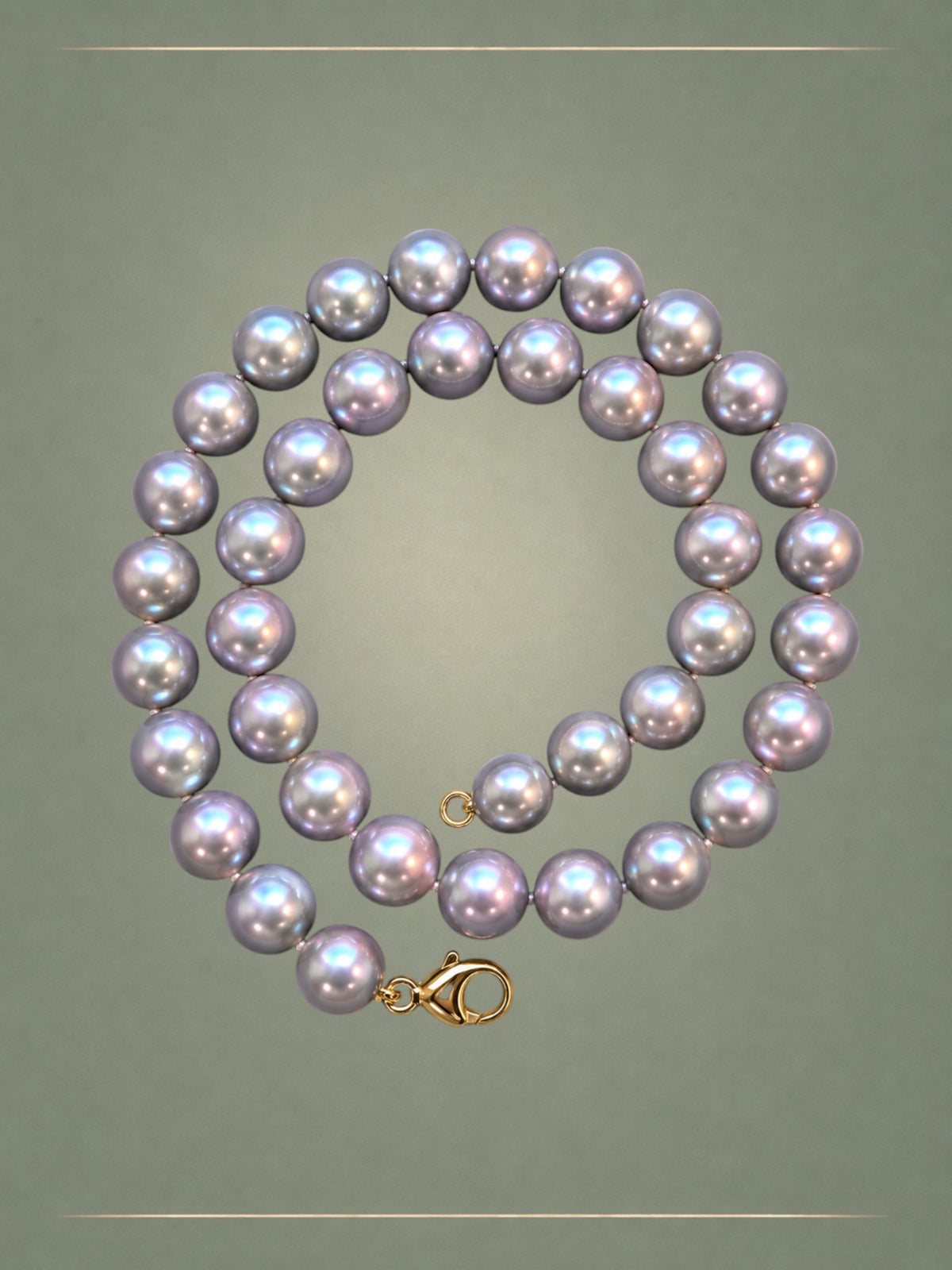 Men's Jazz It Up Grey Pearl Necklace