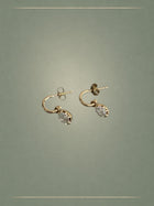 The Dewdrop Oval Cut 1ct Diamond Earrings