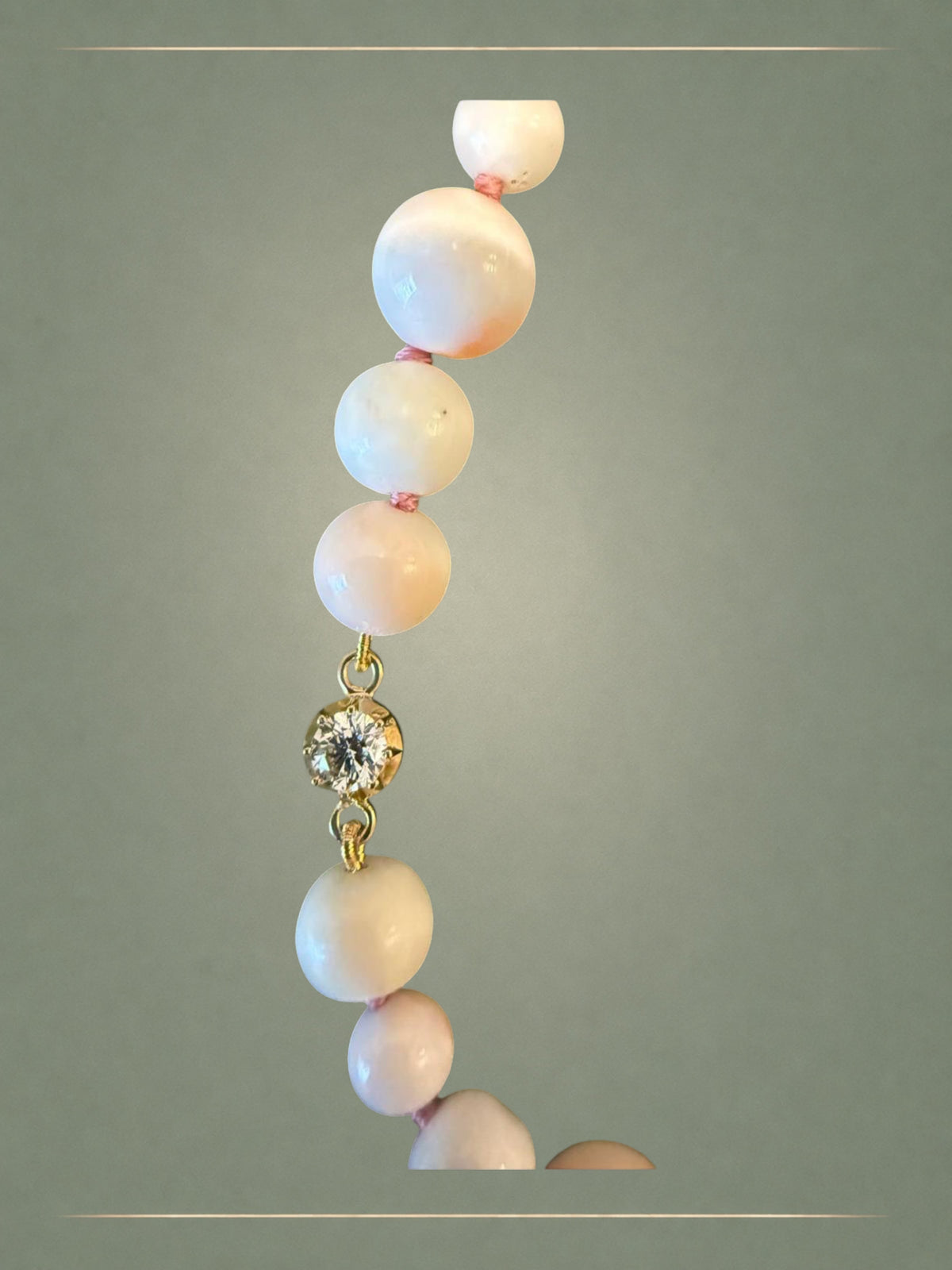 Angel Skin Coral & Ice Necklace