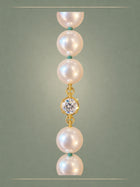 Hanadama Akoya Pearl & Diamond Collier
