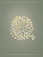 Raw Keshi Gold Y-Necklace