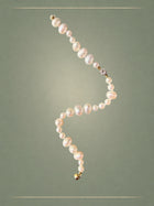 Silk Pearl & Diamond Bracelet