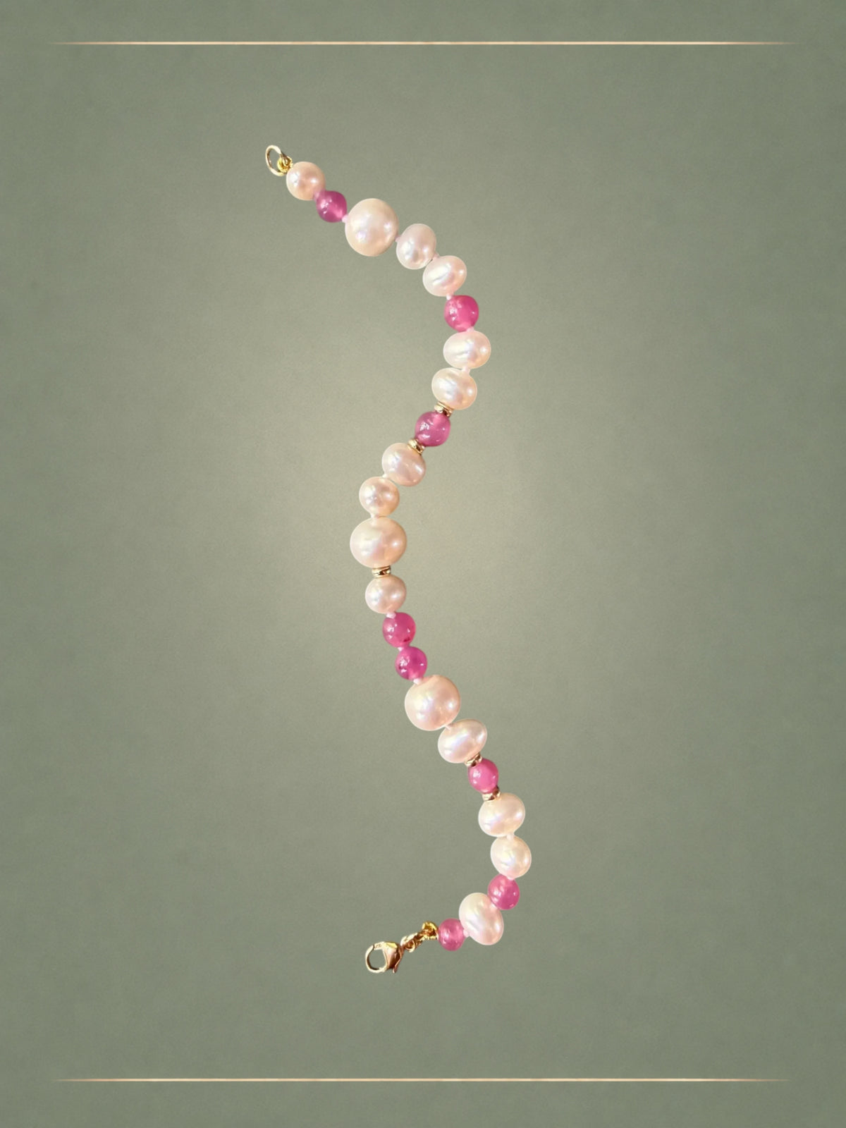 Ruby Tide Bracelet