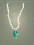 Infinite Emerald Drop Necklace