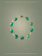 Monolith Emerald & Gold Bracelet
