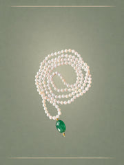 Infinite Emerald Drop Necklace