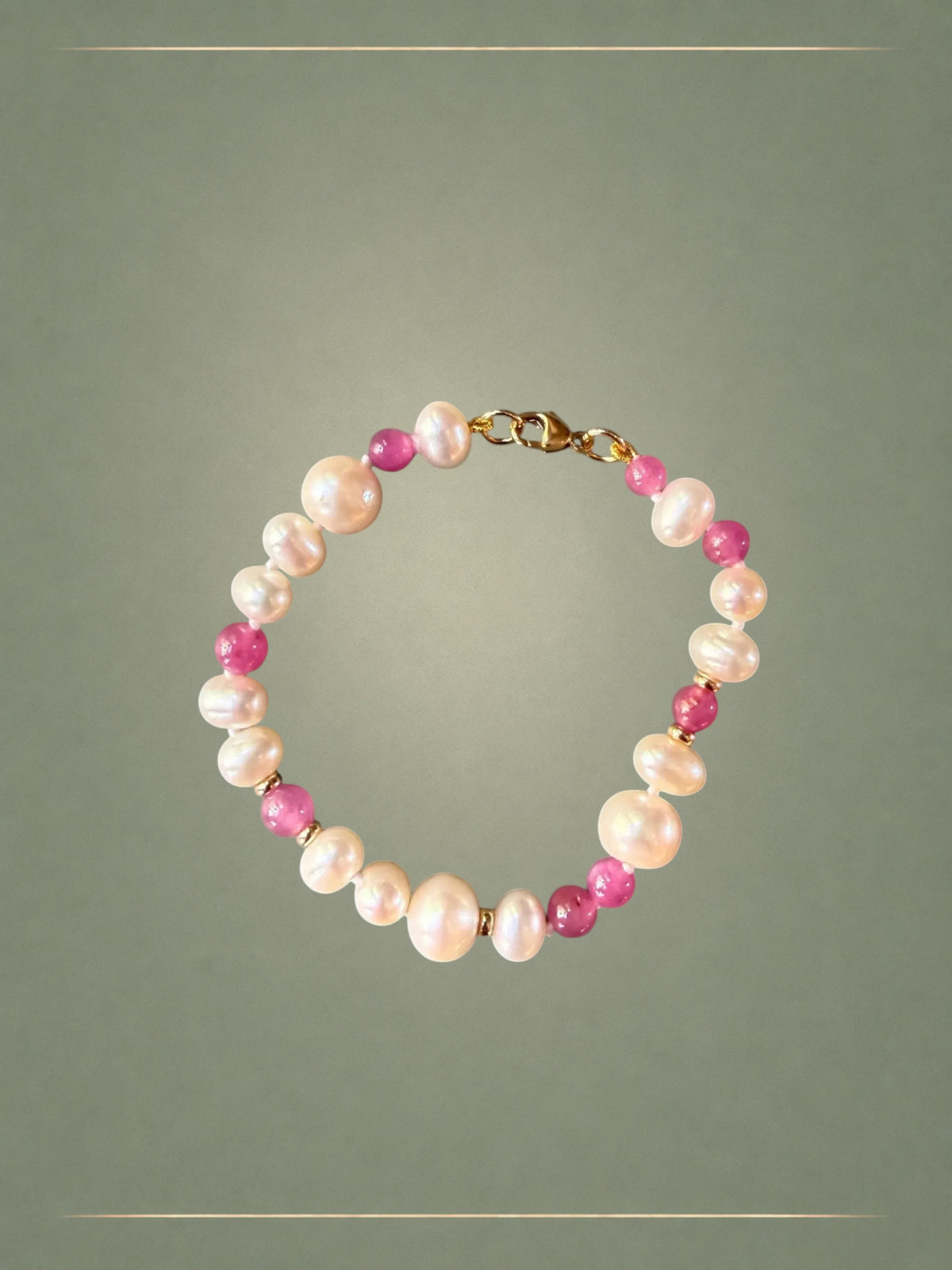 Ruby Tide Bracelet