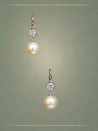 Luminary South Sea Pearl, Diamond & Gold Hoop Earrings
