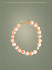 Angel Skin Coral & Ice Bracelet