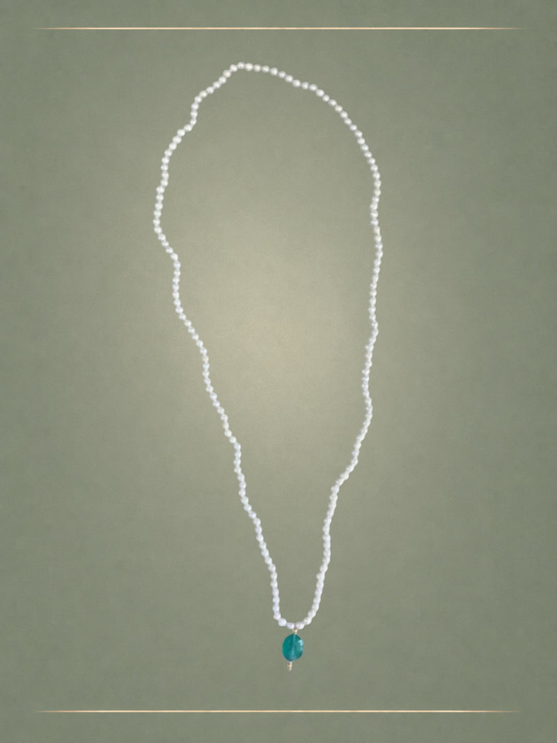 Infinite Emerald Drop Necklace