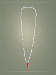 Infinite Coral Drop Necklace